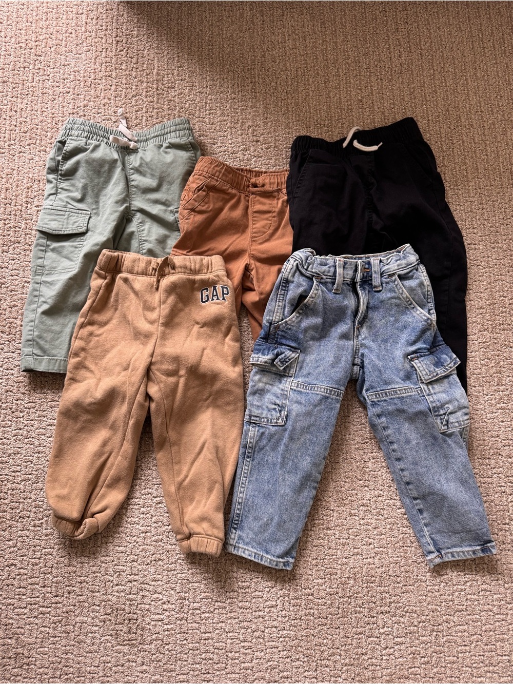 Gap/Old Navy Sz 2T Bundle of 5 Pants